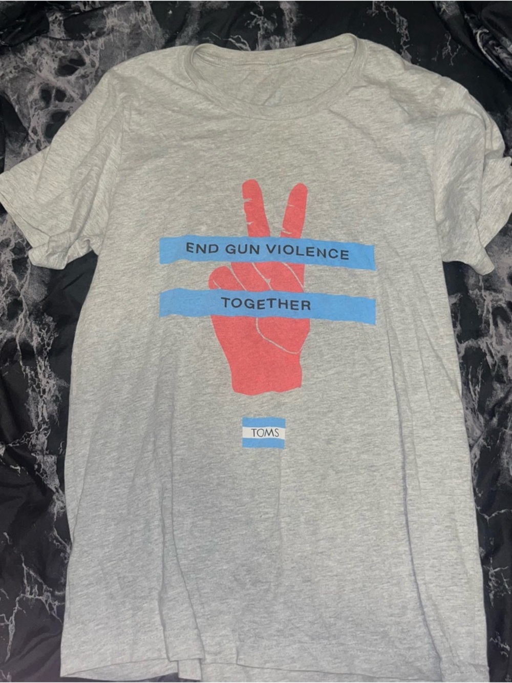 Toms Gray  Poster-Style Graphic Print size s-m